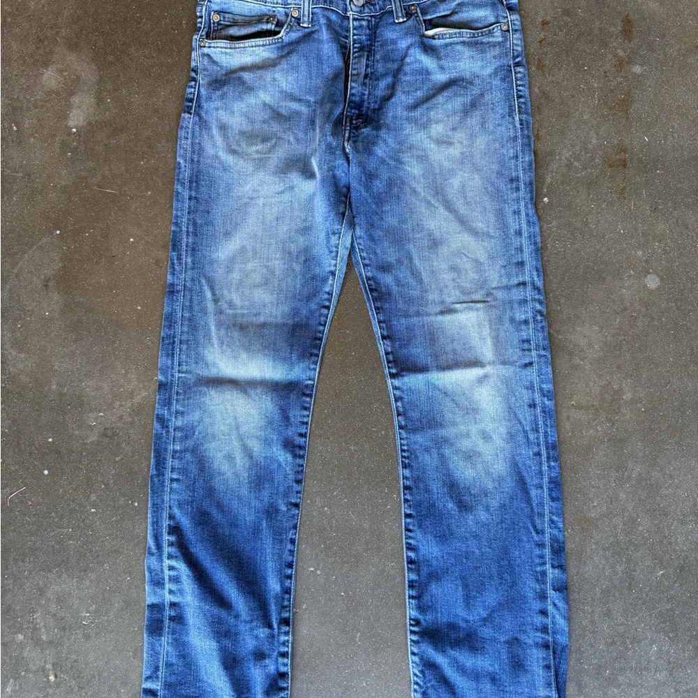 Levi's Slim Straight Men's Jeans in Washed Blue